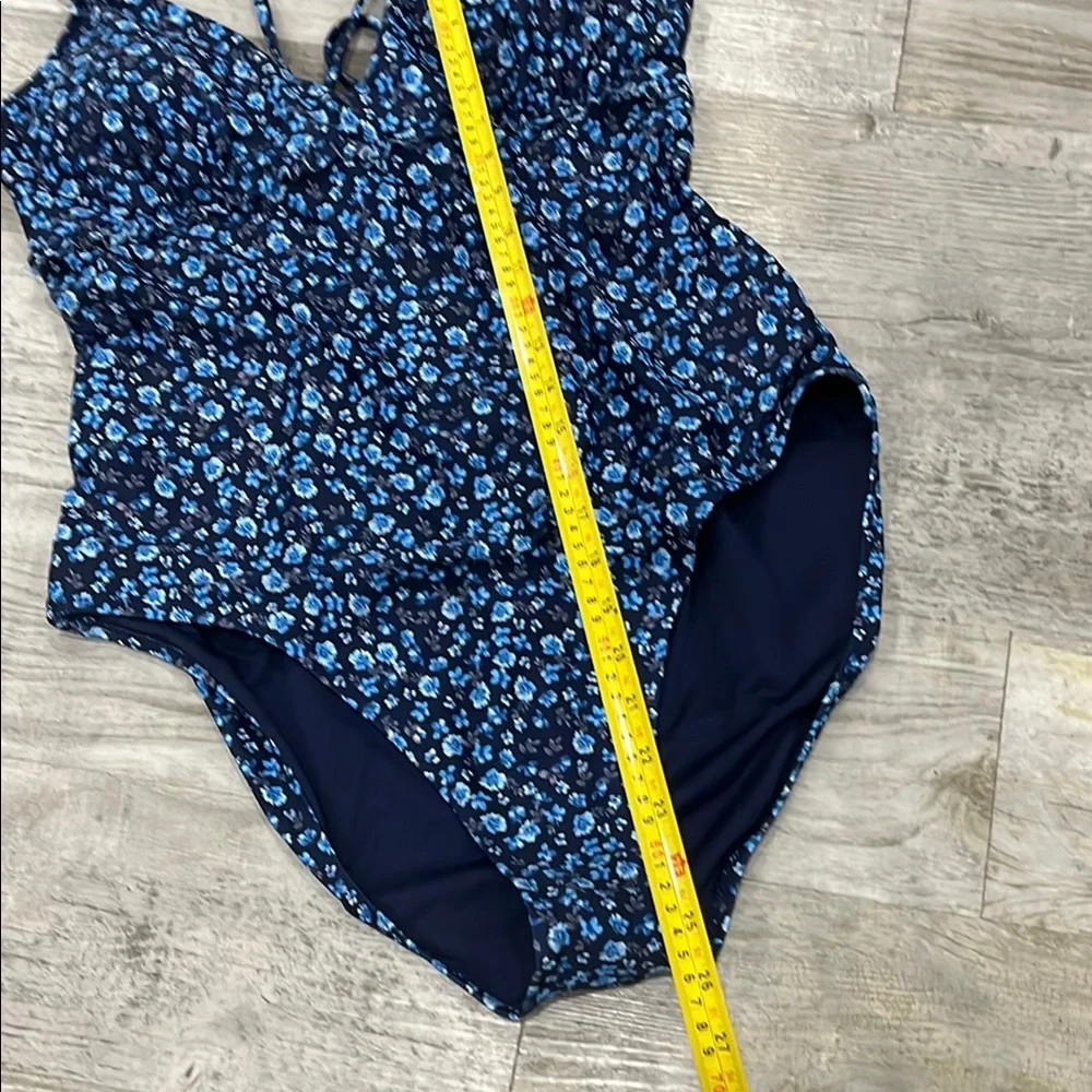 Old Navy Classic Blue One Piece Swimsuit‎ with Sweetheart Neckline XXL plus size